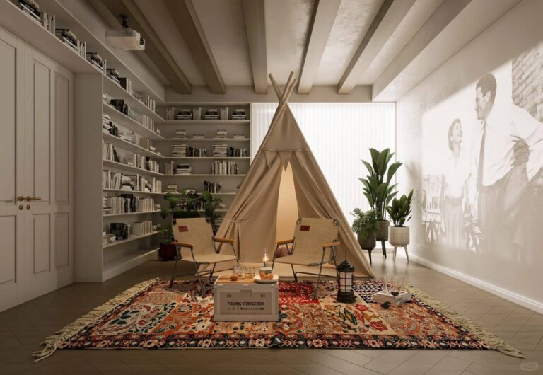 Indoor Glamping Party