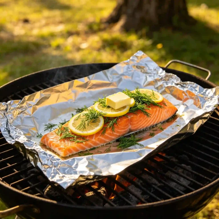 Foil-Wrapped Garlic Butter Salmon
