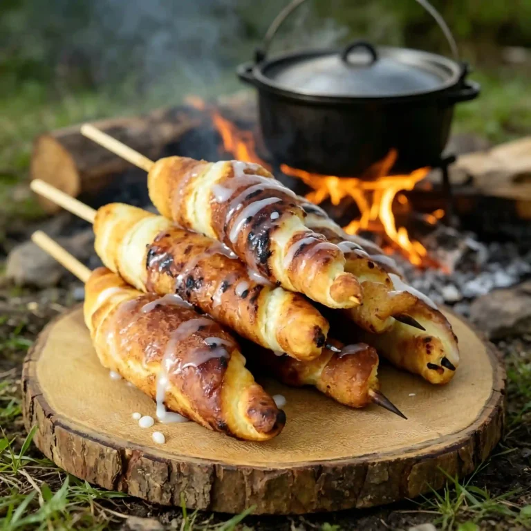 Cinnamon Roll Ups on a Stick