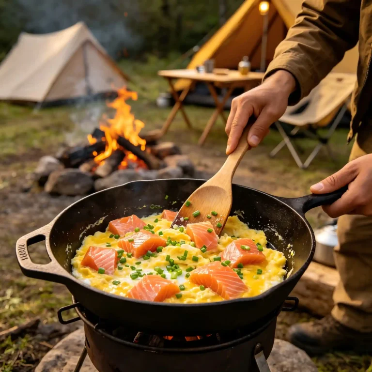Scrambled Eggs with Smoked Salmon