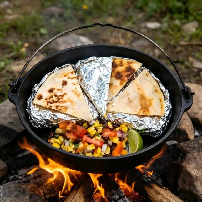 The Easiest Campfire Dinner You’ll Ever Make: Campfire Quesadillas