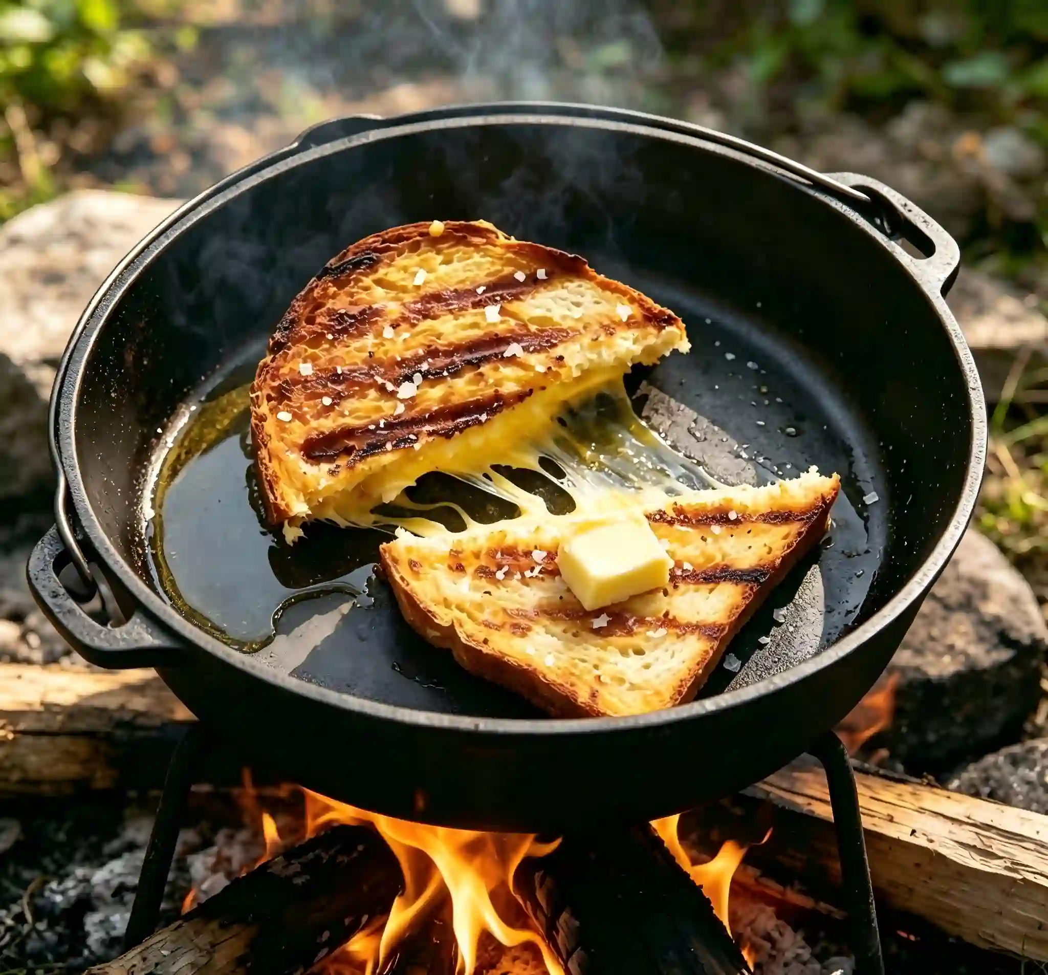 The Only Campfire Grilled Cheese Recipe You’ll Ever Need