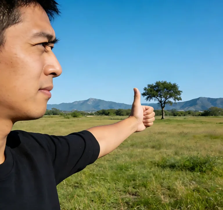 How to Estimate distance By Using Your Thumb And the Horizon？