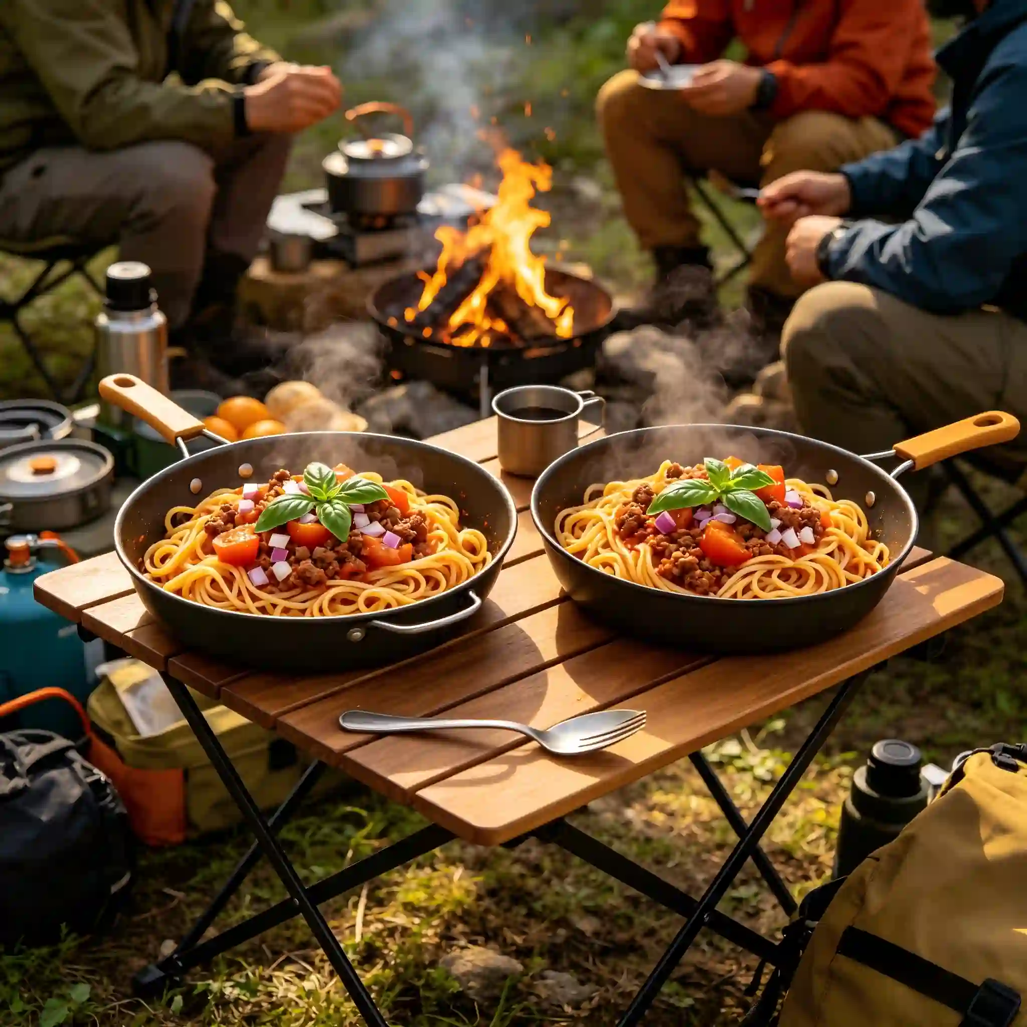 Campfire Spaghetti Bolognese: Two-Pot Wonder for Hungry Campers