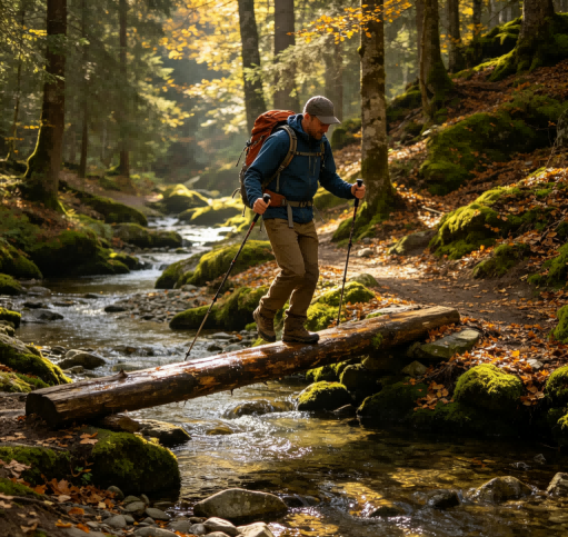 How to Cross a Sketchy Log Bridge Without Falling In (9 Pro Tips)