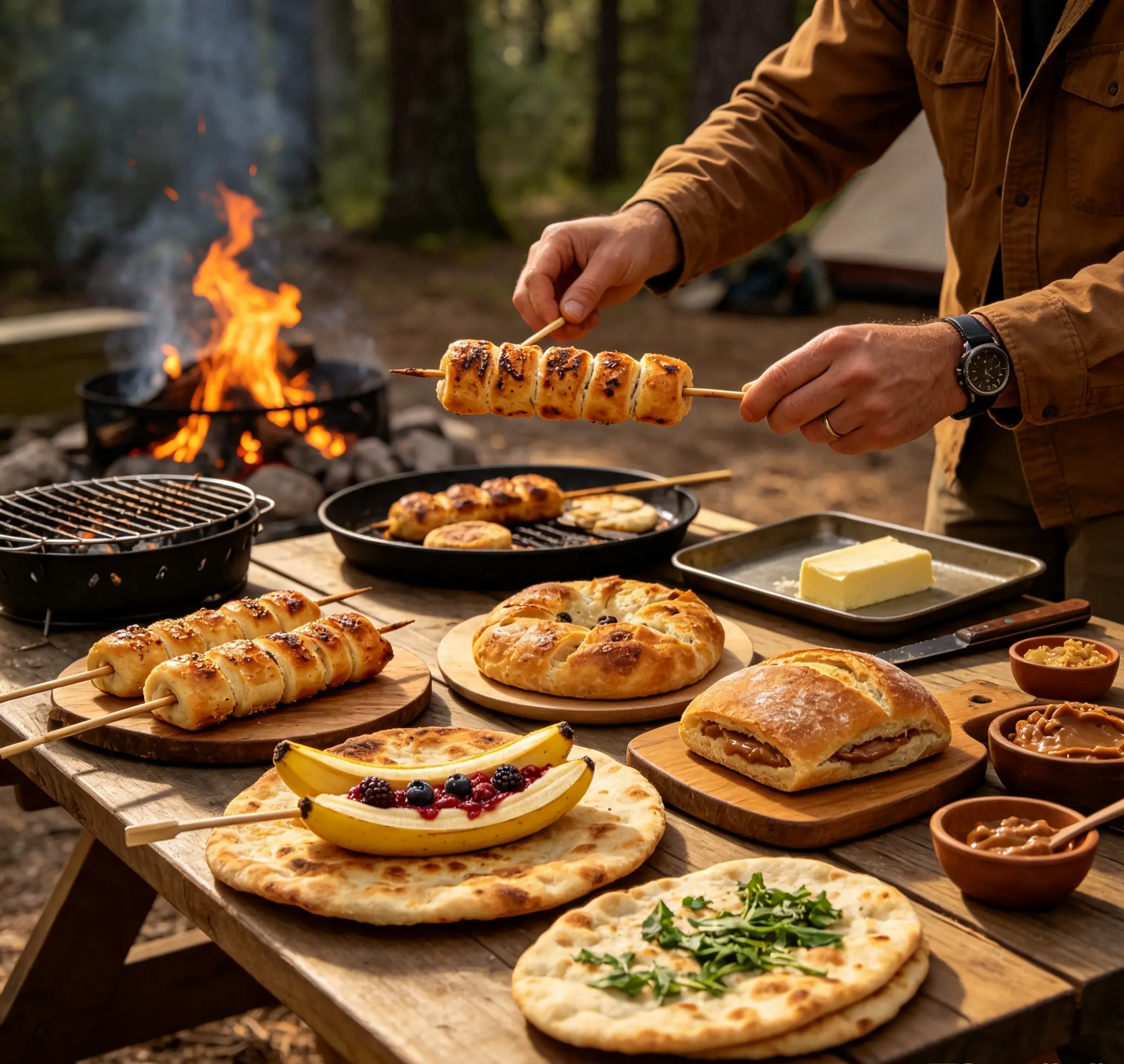 9 Easy Campfire Breads & Sweets That Will Boost Your Morale